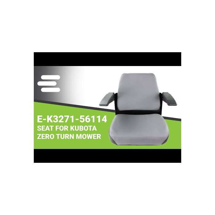 DirectFit™ Kubota Zero Turn Mower Seat