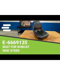 DirectFit™ Black Vinyl Seat for Bobcat Skid Steers