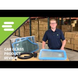 LH Cab Door Upper Glass for John Deere