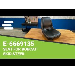 DirectFit™ Black Vinyl Seat for Bobcat Skid Steers DirectFit™ Black Vinyl Seat for Bobcat Skid Steers