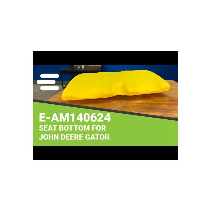 E-AM140623 DirectFit™ Yellow Seat Back Cushion for John Deere HPX & XUV Gators+ 